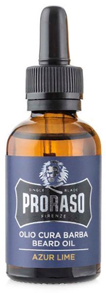 Набір подарунковий для догляду за бородою з 3-х предметів Proraso beard kit Azur Lime 0000000010785 фото