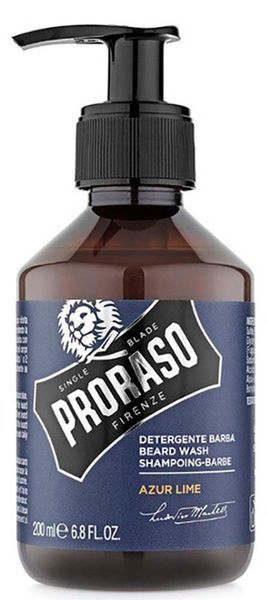 Набір подарунковий для догляду за бородою з 3-х предметів Proraso beard kit Azur Lime 0000000010785 фото