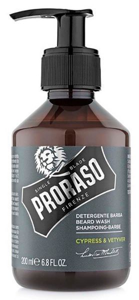 Набір подарунковий для догляду за бородою з 3-х предметів Proraso beard kit Cypress & Vetyver 0000000010786 фото