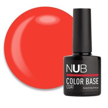 Основа каучуковая цветная NUB Color Base Coat №07 Coral 8 мл 0000000021682 фото