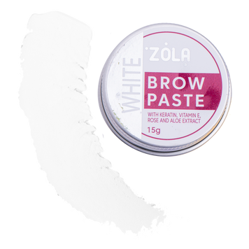 Паста контурная для бровей Zola Brow Paste White 15 г 0000000021957 фото