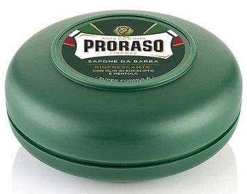 Мило для гоління з екстрактом евкаліпту та ментолом Proraso Green Line Refreshing Soap 75 мл 0000000010783 фото