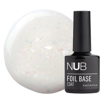 Основание каучуковое с поталью NUB Foil Base Coat №01 Молочный 8 мл 0000000021687 фото